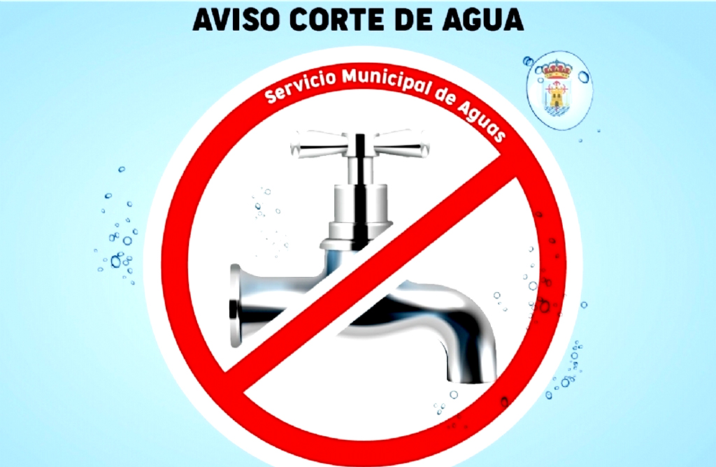 El viernes 21 de febrero se producirn cortes de agua en varias zonas del municipio